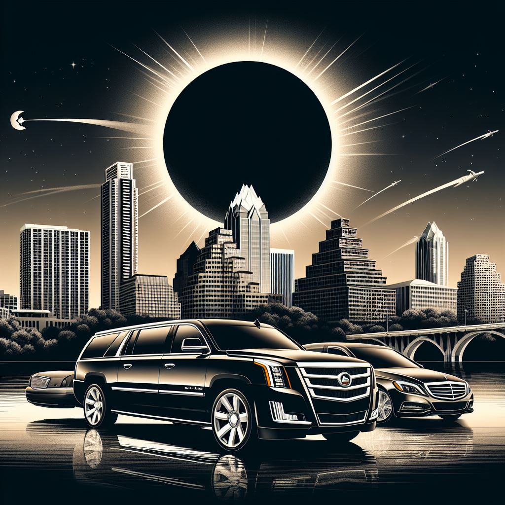 Lake Travis Limo and Black Car Service Great American Eclipse, Austin, TX