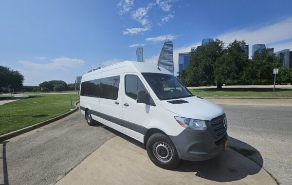 Lake Travis Limo - Sprinter Crew Van - Seats 12-Passengers and 32 baggages and luggages